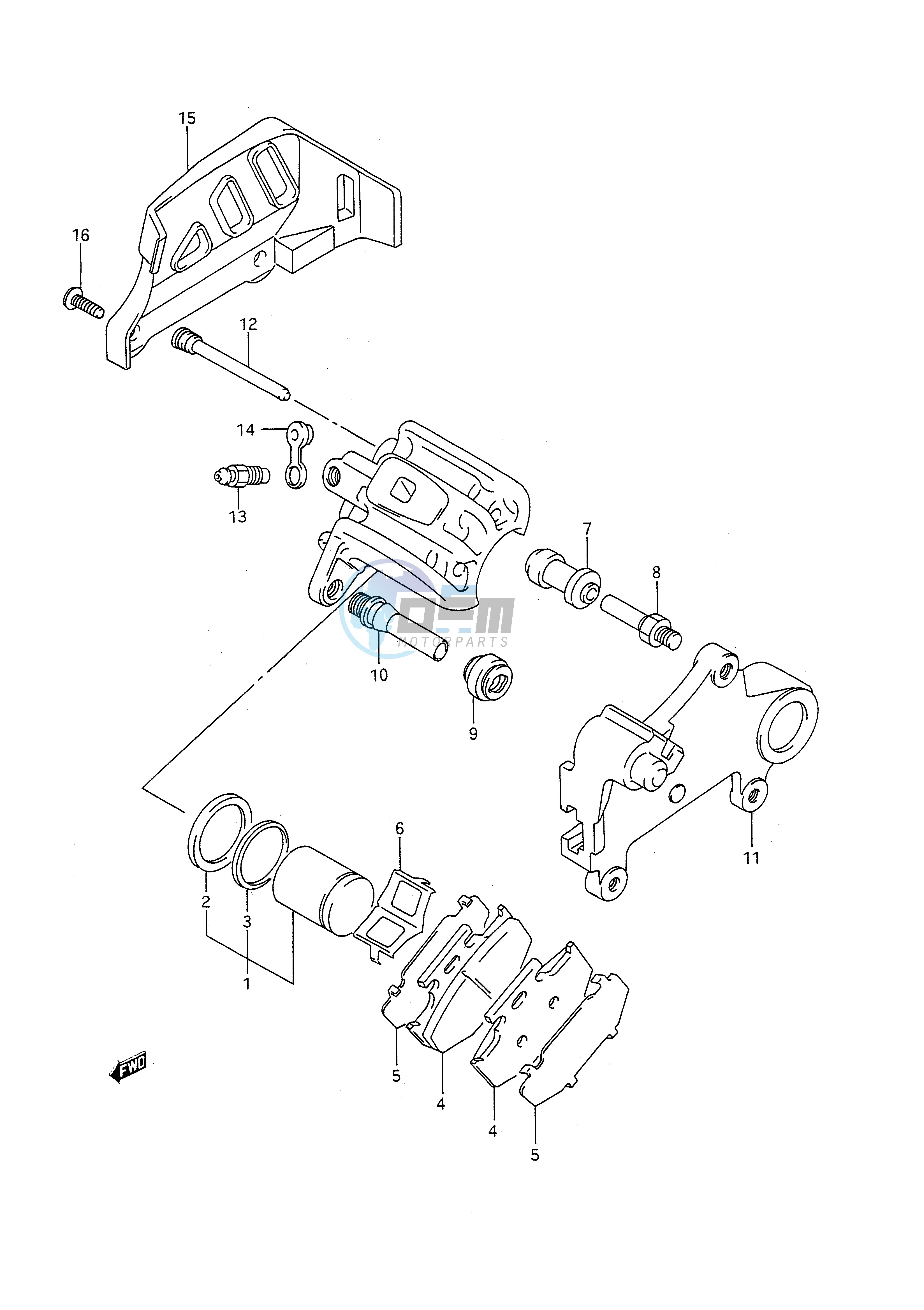 REAR CALIPERS (MODEL M)