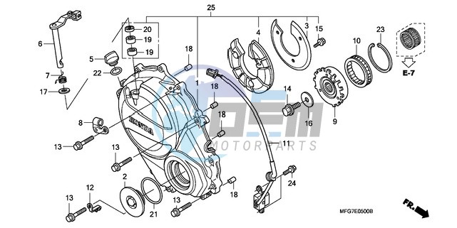 RIGHT CRANKCASE COVER