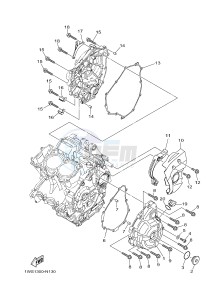 MT07A MT-07 ABS 700 (1XBE) drawing CRANKCASE COVER 1