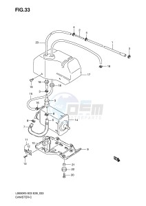 LS650 (E3-E28) SAVAGE drawing CANISTER (E33)