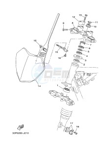 TT-R125 TT-R125LW (19CR) drawing STEERING