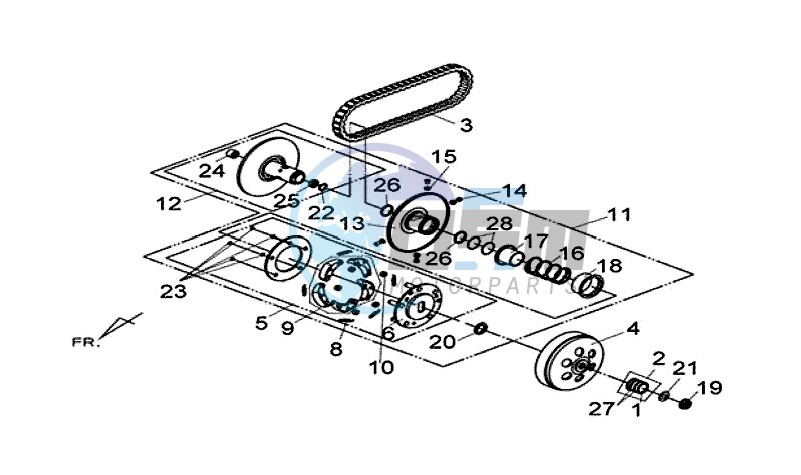 DRIVEN PULLEY