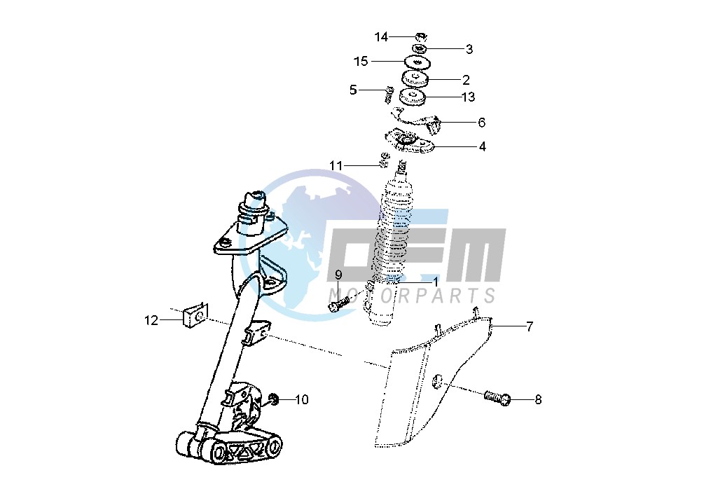 Front shock absorber