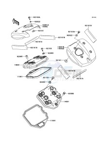 VN900 CLASSIC VN900BEF GB XX (EU ME A(FRICA) drawing Cylinder Head Cover