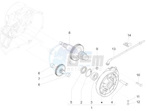 Liberty 50 4T PTT NEXIVE drawing Reduction unit