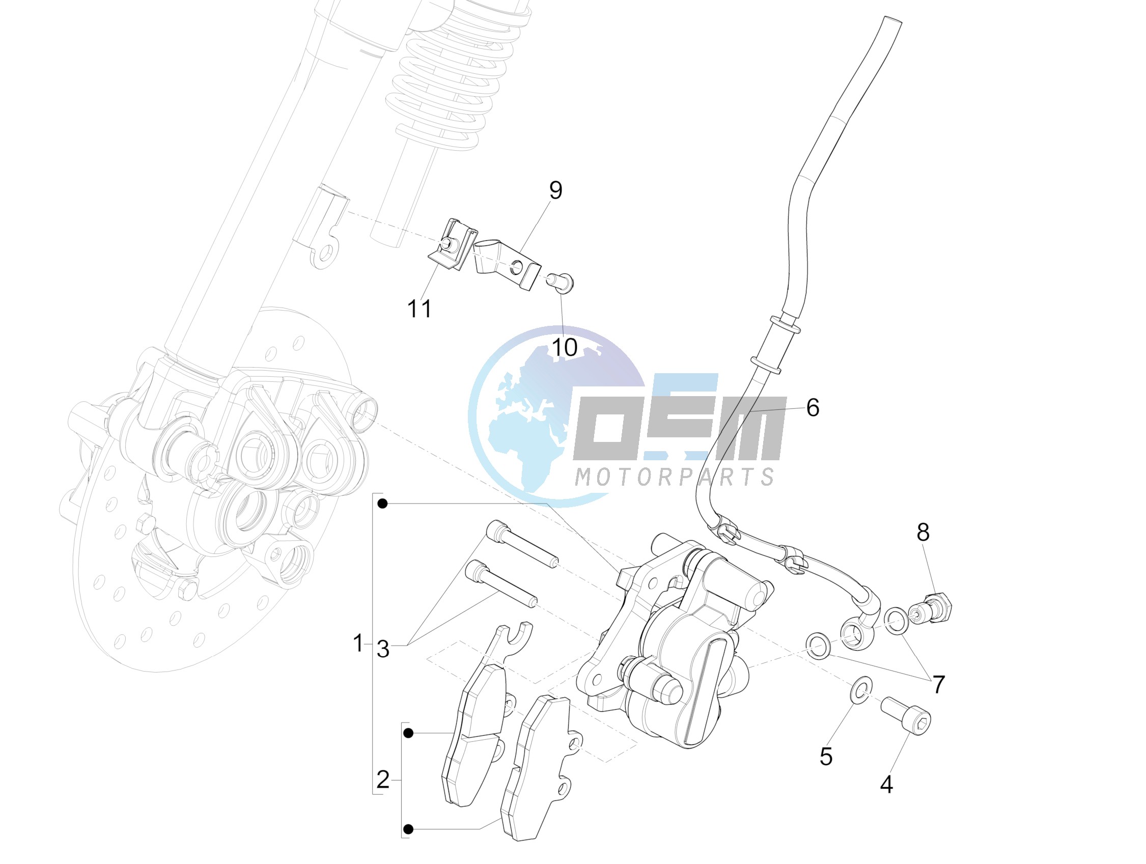 Brakes pipes - Calipers