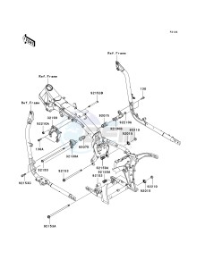 VN 2000 D [VULCAN 2000 LIMITED] (6F) D6F drawing ENGINE MOUNT