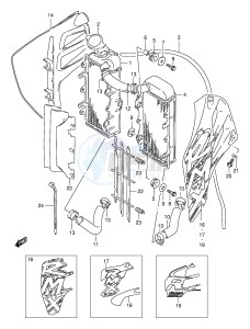 RMX250 (E1) drawing RADIATOR