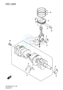 GSF-1250S ABS BANDIT EU drawing CRANKSHAFT