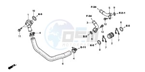 NT700V drawing WATER PIPE