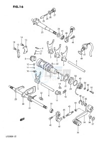 LT230E (E1) drawing GEAR SHIFTING