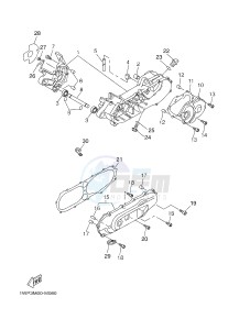 CW50 BOOSTER (5WWR) drawing CRANKCASE