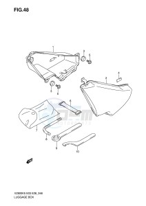 VZ800 (E3-E28) MARAUDER drawing LUGGAGE BOX