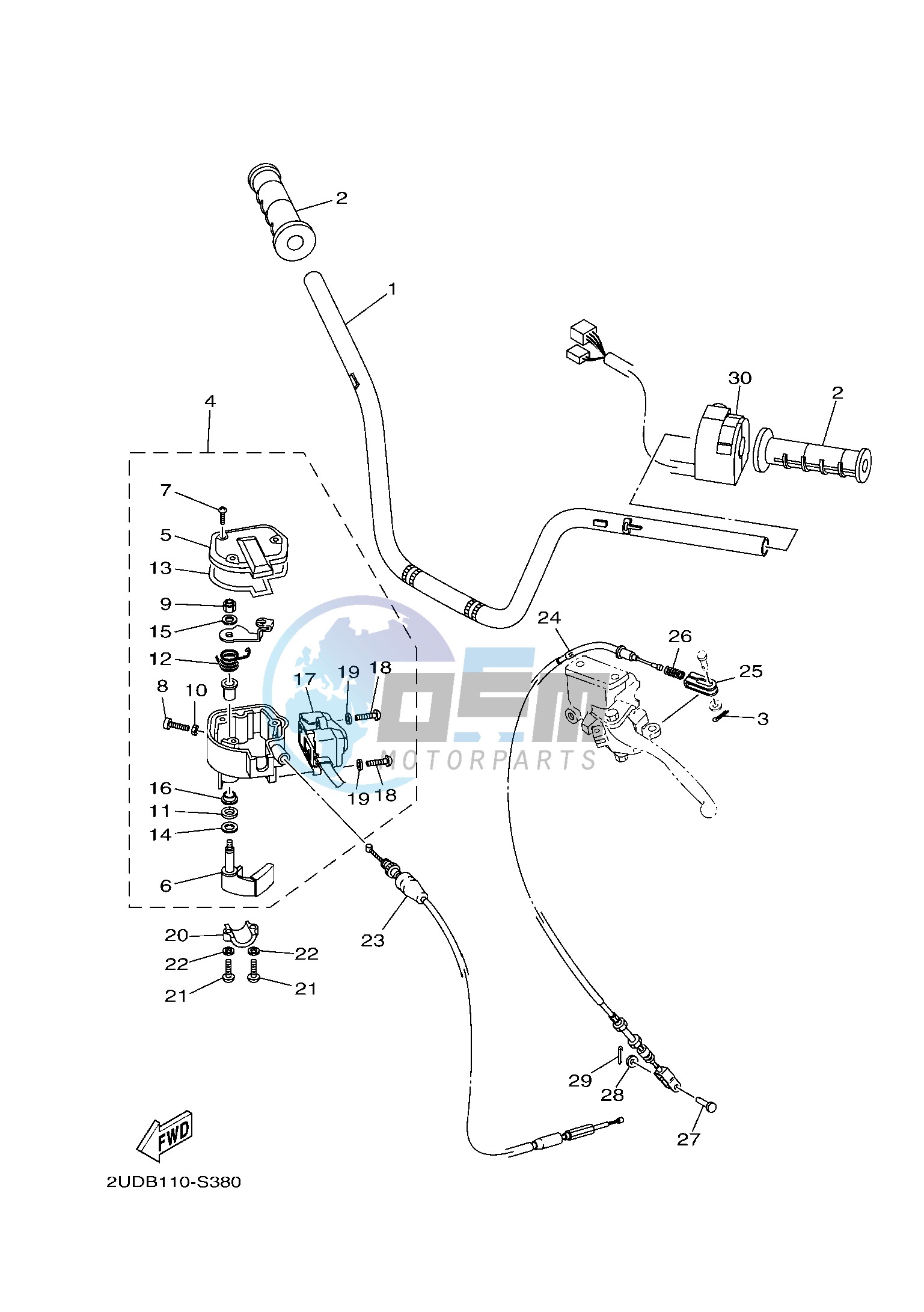 STEERING HANDLE & CABLE