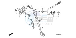 CB1000RA France - (F / CMF) drawing STAND