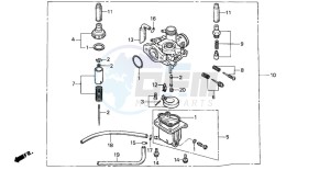 PK50SM WALLAROO drawing CARBURETOR