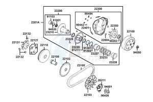 VP 50 drawing Driven Pulley