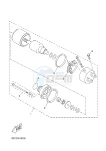 YPR400RA XMAX 400 ABS EVOLIS 400 ABS (1SD3) drawing STARTING MOTOR