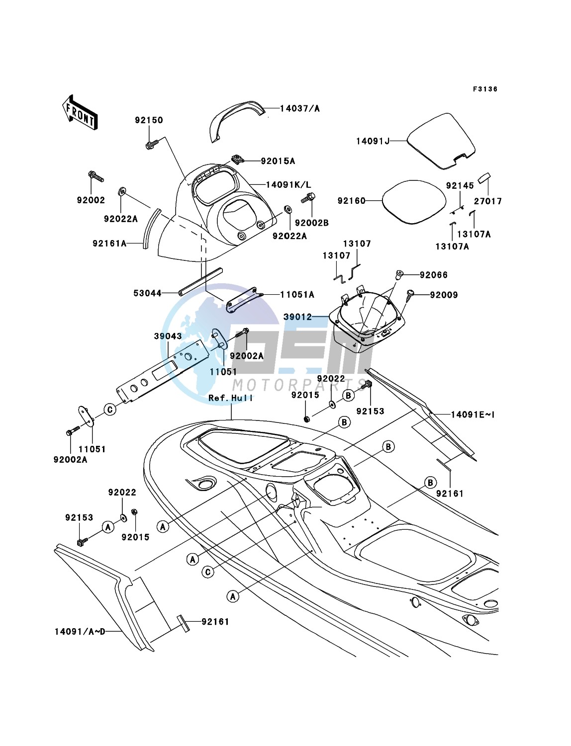 Hull Middle Fittings