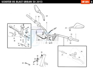 BLAST-URBAN-WHITE 50 drawing HANDLEBARS