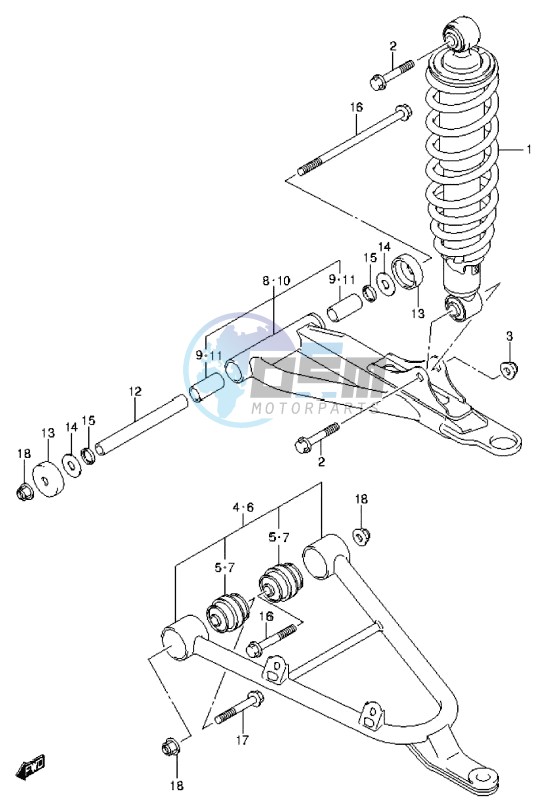 FRONT SUSPENSION ARM