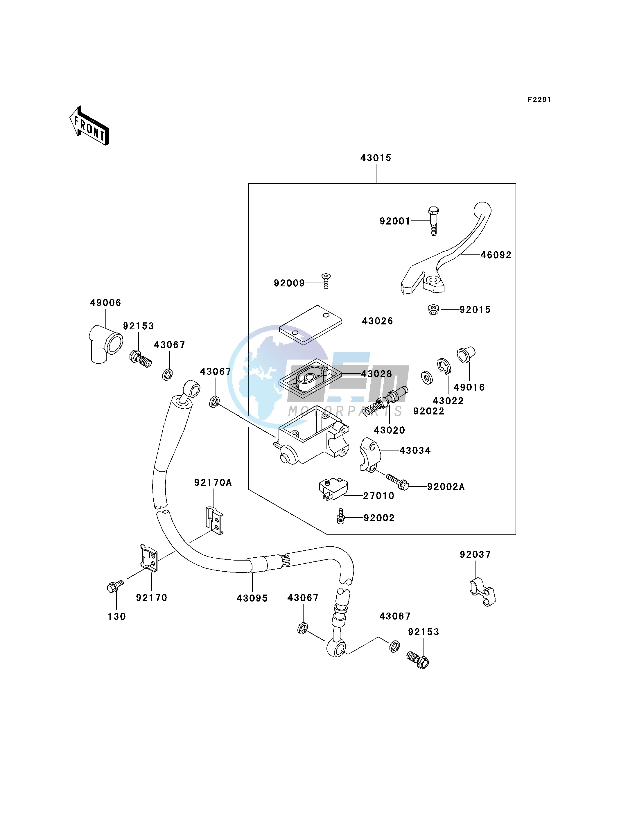 FRONT MASTER CYLINDER