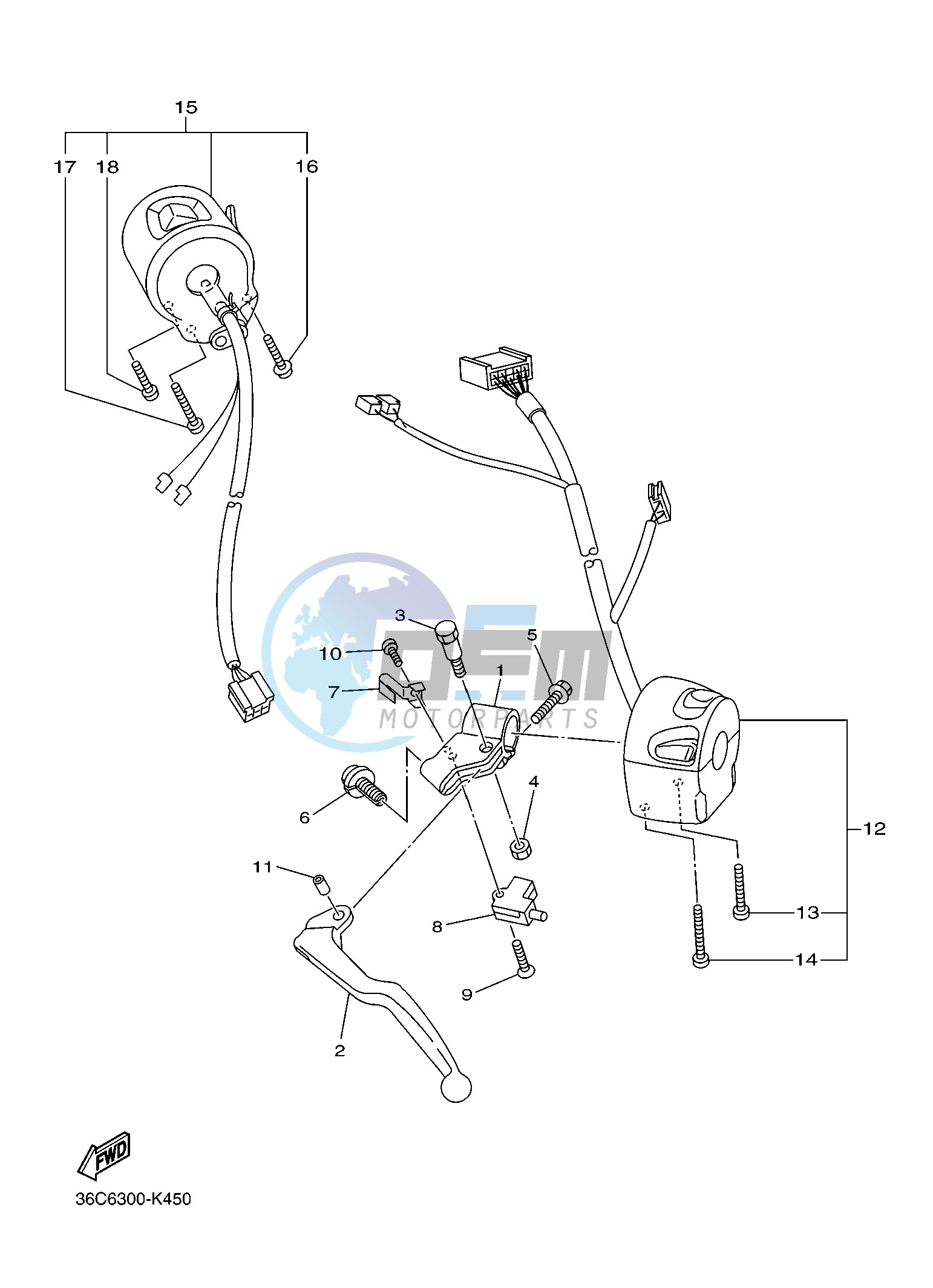 HANDLE SWITCH & LEVER