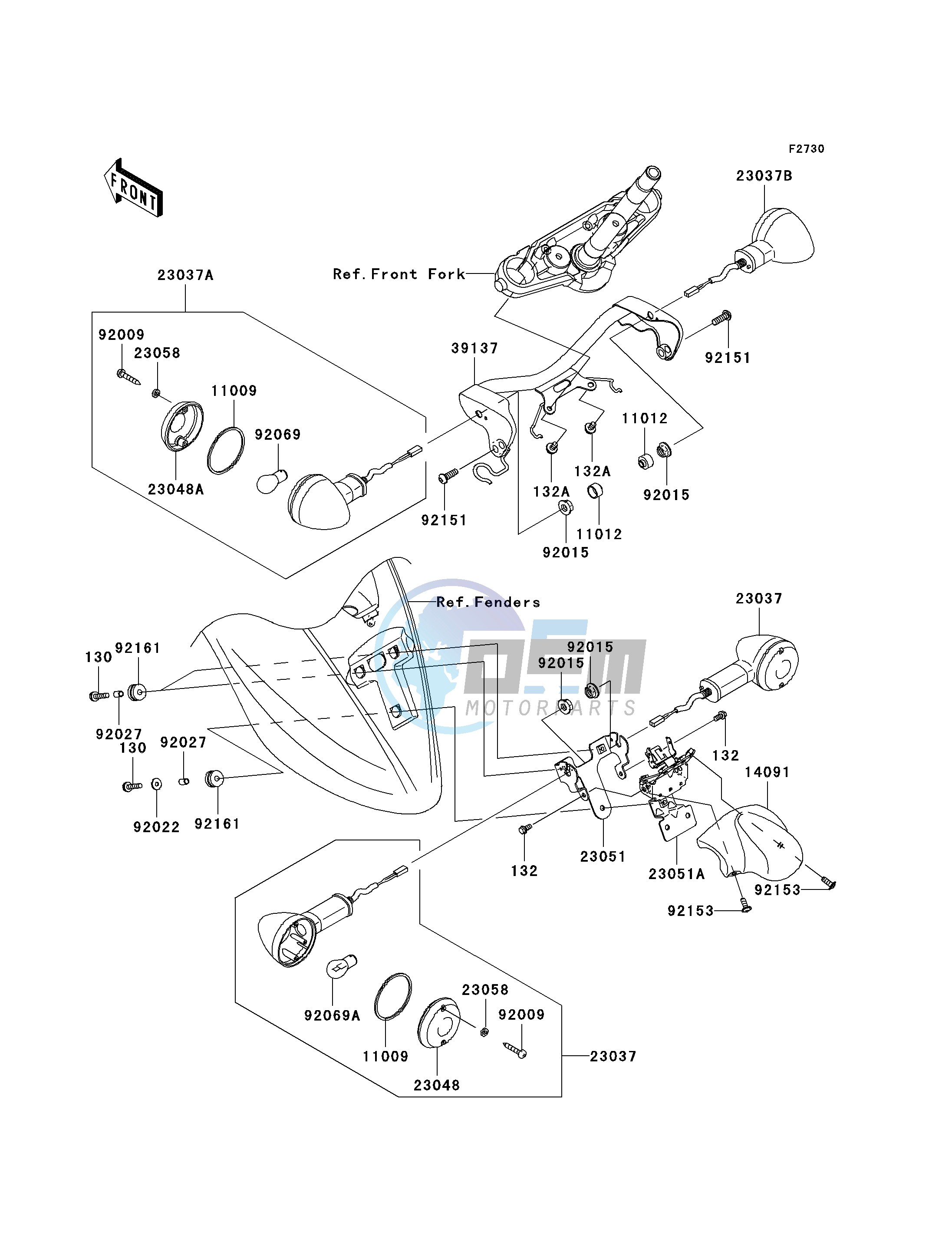 TURN SIGNALS--  - JKAVN2B1 7A016369- -