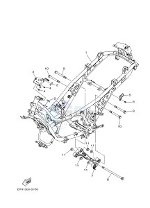 CZD300A X-MAX 300 X-MAX (B741 B749) drawing FRAME