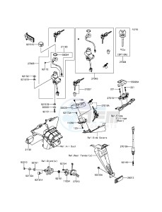 NINJA_ZX-6R ZX600REF FR GB XX (EU ME A(FRICA) drawing Ignition Switch