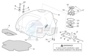 RSV 1000 Tuono drawing Fuel Tank