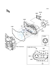 VN1700_CLASSIC_TOURER_ABS VN1700DBF GB XX (EU ME A(FRICA) drawing Right Engine Cover(s)