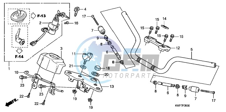 HANDLE PIPE/TOP BRIDGE