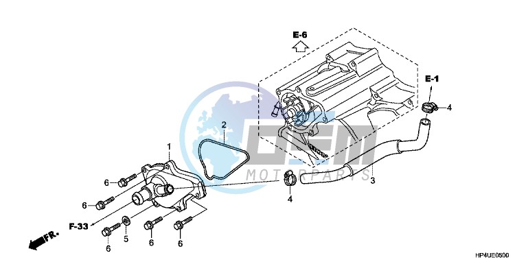 WATER PUMP COVER