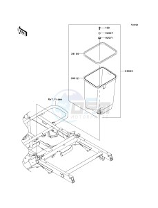 KAF 400 C [MULE 610 4X4 HARDWOODS GREEN HD] (C6F-C9F) C9F drawing OPTIONAL PARTS-- FRAME- -