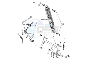 SV - 250 cc drawing STAND