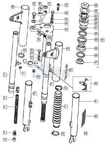 TAXXITY_25-45kmh_K2-K5 50 K2-K5 drawing Front fork