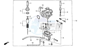 PK50SM drawing CARBURETOR