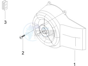 S 50 2T UK drawing Flywheel magneto cover - Oil filter