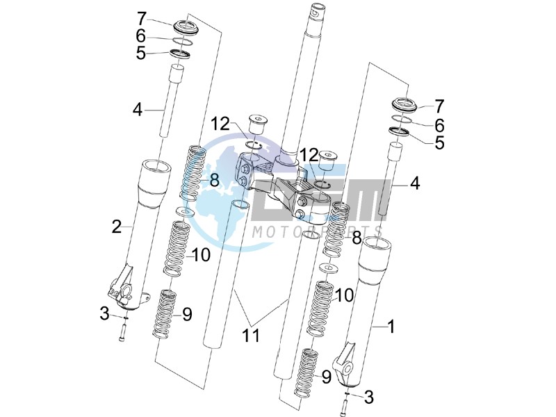 Fork components (Escorts)