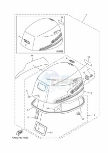 F20BMHL drawing TOP-COWLING