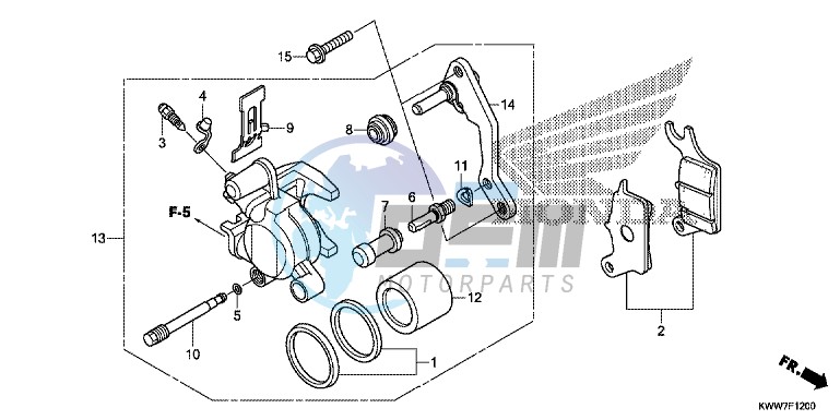 FRONT BRAKE CALIPER