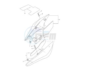 FZ6 FAZER S2 ABS 600 drawing SIDE COVERS