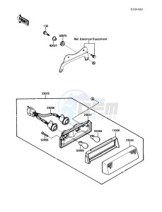 KAF 450 B [MULE 1000] (B1) [MULE 1000] drawing TAILLIGHT-- S- -