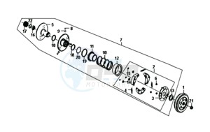 SYMPHONY SR 50 (L8) NL drawing CLUTCH