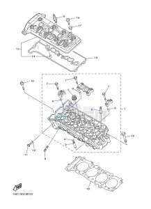 FJR1300A FJR1300A ABS (1MC1,1MC2 1MC6) drawing CYLINDER