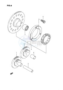 LT-F160 (P2) drawing STARTER CLUTCH