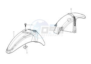 Liberty 4T RST 50 drawing Mudguard