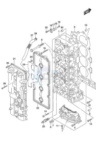 DF 200A drawing Cylinder Head