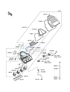 Z1000_ABS ZR1000EAF FR GB XX (EU ME A(FRICA) drawing Air Cleaner